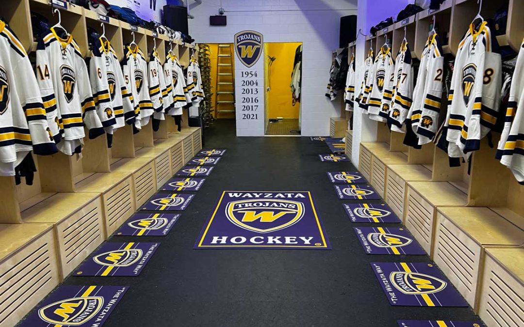 Wayzata Trojans Mens Locker Room